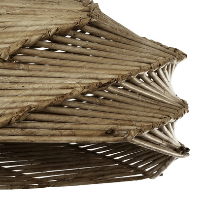 OLET 205-0049 Boho Κρεμαστό Φωτιστικό Οροφής με Ντουί 1 x E27 AC 220-240V IP20 - Μπεζ - M38 x Π38 x Υ23