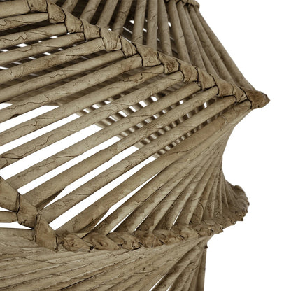 OLET 205-0049 Boho Κρεμαστό Φωτιστικό Οροφής με Ντουί 1 x E27 AC 220-240V IP20 - Μπεζ - M38 x Π38 x Υ23