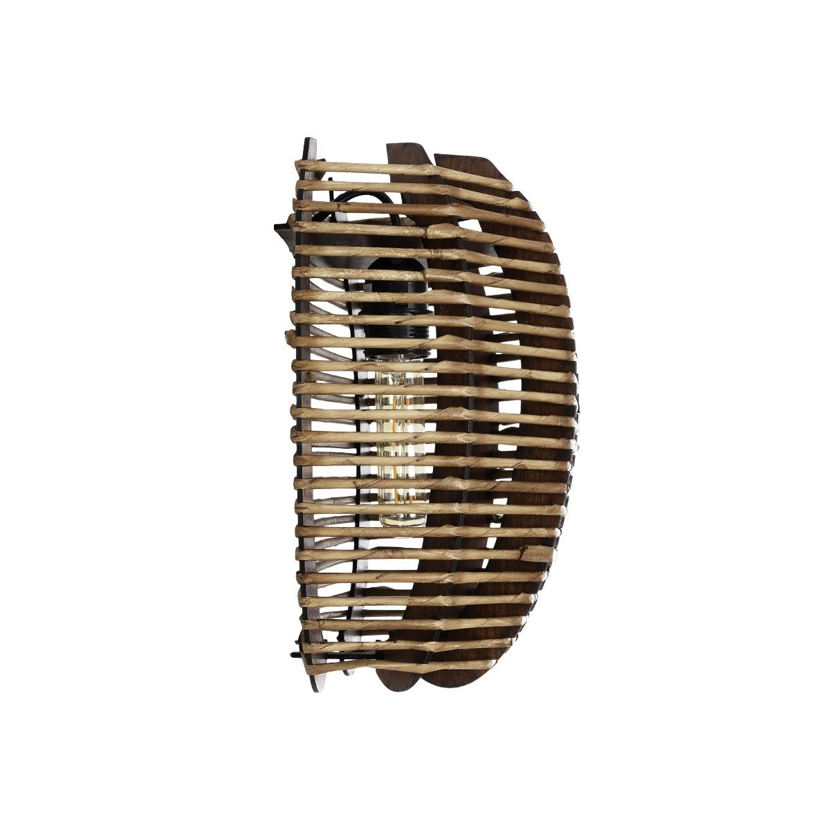 BOND 205-0050 Boho Φωτιστικό Τοίχου - Απλίκα με Ντουί 1 x E27 AC 220-240V IP20 - Μπεζ - M35 x Π18 x Υ32