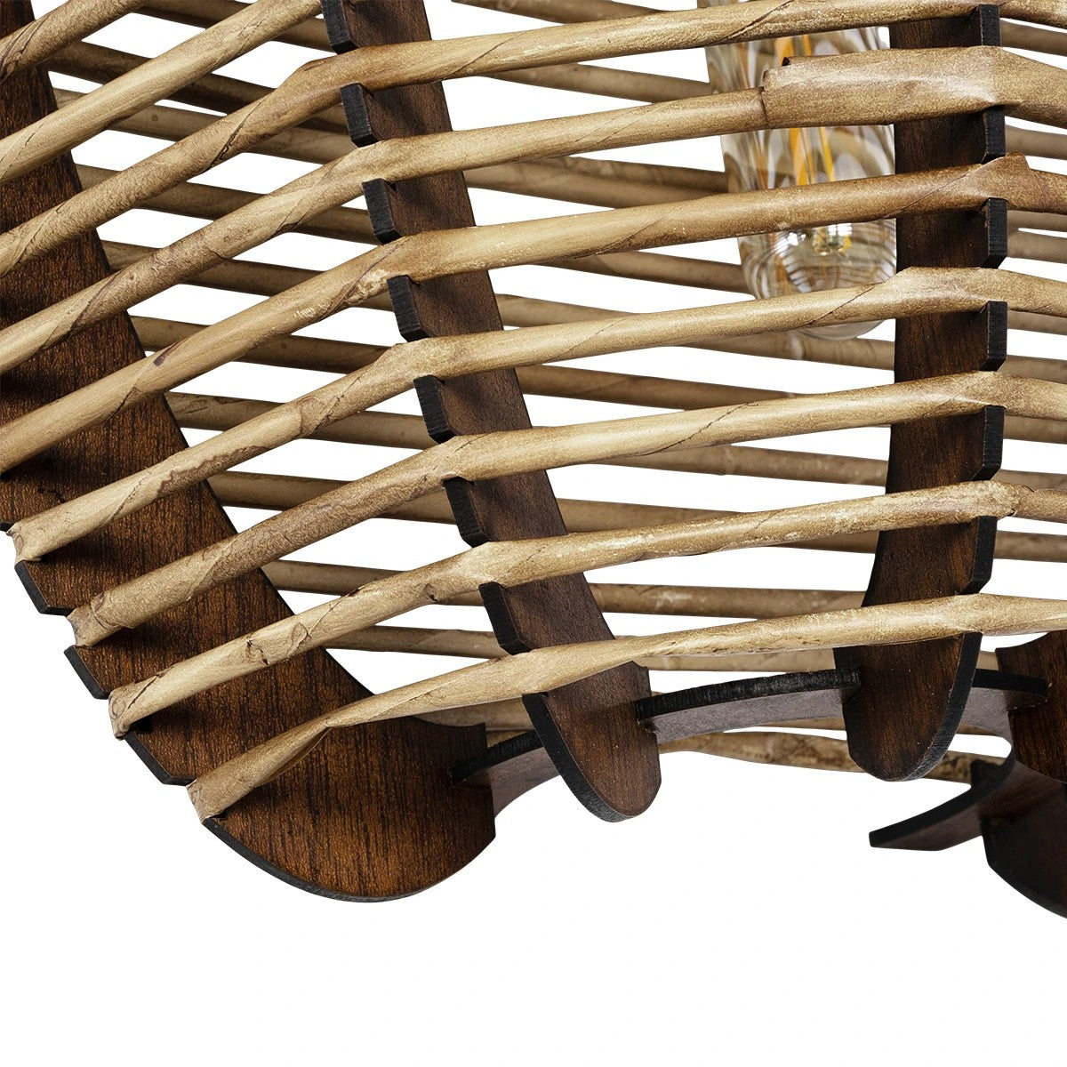 BOND 205-0050 Boho Φωτιστικό Τοίχου - Απλίκα με Ντουί 1 x E27 AC 220-240V IP20 - Μπεζ - M35 x Π18 x Υ32