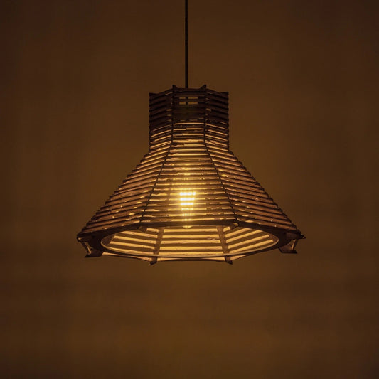 MEGALISTO 205-0051 Boho Κρεμαστό Φωτιστικό Οροφής με Ντουί 1 x E27 AC 220-240V IP20 - Καφέ- M40 x Π40 x Υ26