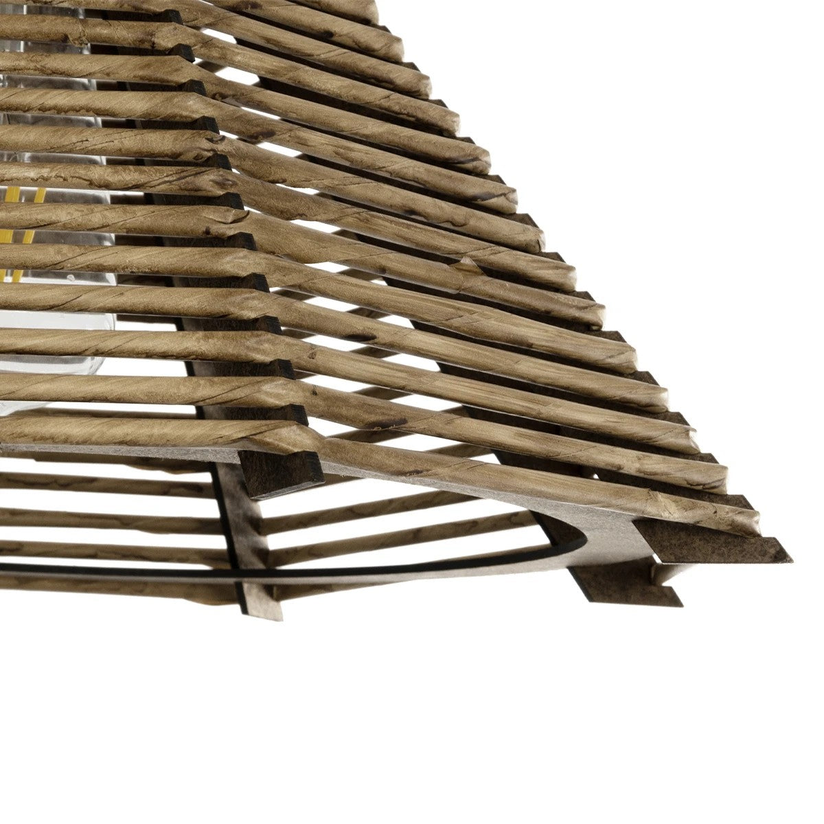 MEGALISTO 205-0051 Boho Κρεμαστό Φωτιστικό Οροφής με Ντουί 1 x E27 AC 220-240V IP20 - Καφέ- M40 x Π40 x Υ26