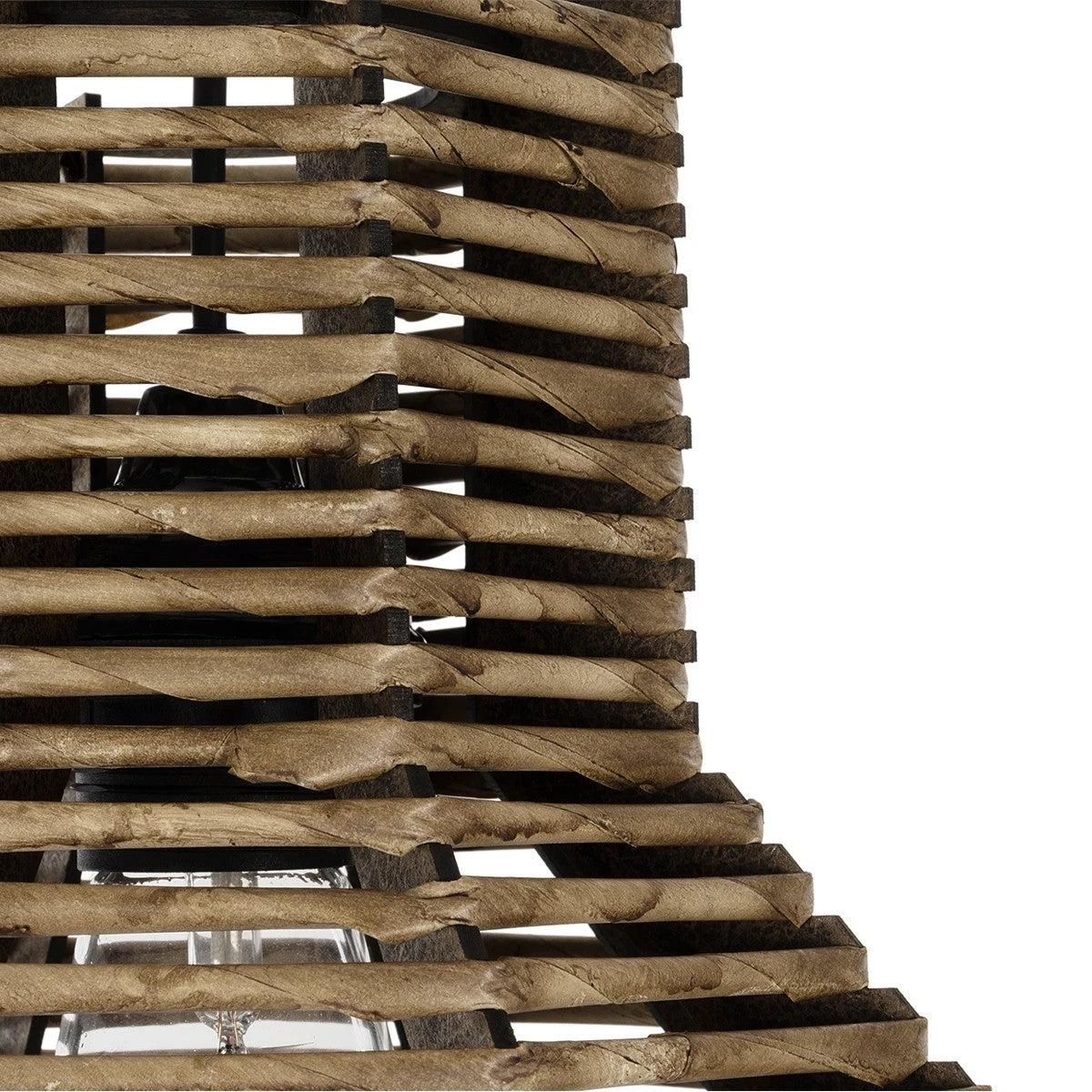 MEGALISTO 205-0051 Boho Κρεμαστό Φωτιστικό Οροφής με Ντουί 1 x E27 AC 220-240V IP20 - Καφέ- M40 x Π40 x Υ26