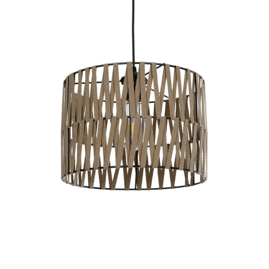 MARS 205-0054 Boho Κρεμαστό Φωτιστικό Οροφής με Ντουί 1 x E27 AC 220-240V IP20 - Μπεζ - M30 x Π30 x Υ24