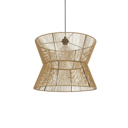 UPCONE 205-0056 Boho Κρεμαστό Φωτιστικό Οροφής με Ντουί 1 x E27 AC 220-240V IP20 - Μπεζ - M50 x Π50 x Υ43