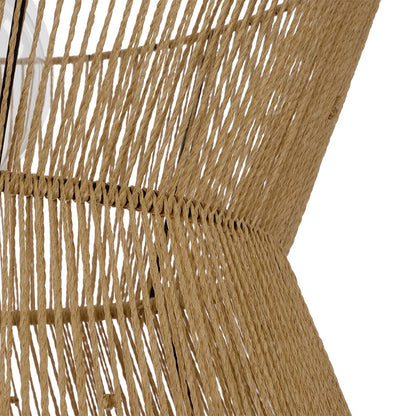 UPCONE 205-0056 Boho Κρεμαστό Φωτιστικό Οροφής με Ντουί 1 x E27 AC 220-240V IP20 - Μπεζ - M50 x Π50 x Υ43