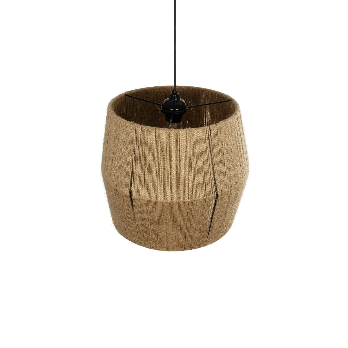 CONE 205-0057 Boho Κρεμαστό Φωτιστικό Οροφής με Ντουί 1 x E27 AC 220-240V IP20 - Μπεζ - M38 x Π38 x Υ34