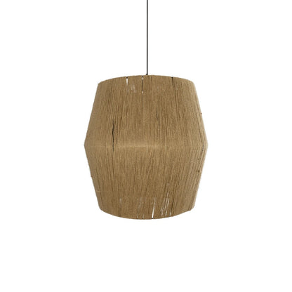 CONE 205-0058 Boho Κρεμαστό Φωτιστικό Οροφής με Ντουί 1 x E27 AC 220-240V IP20 - Μπεζ - M55 x Π55 x Υ50