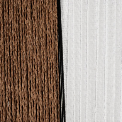 TAG 205-0059 Boho Κρεμαστό Φωτιστικό Οροφής με Ντουί 1 x E27 AC 220-240V IP20 - Λευκό & Καφέ - M30 x Π30 x Υ18