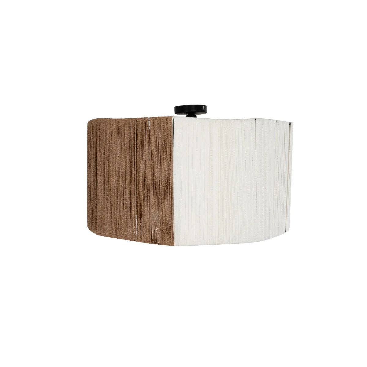 TAG 205-0060 Boho Κρεμαστό Φωτιστικό Οροφής με Ντουί 1 x E27 AC 220-240V IP20 - Μπεζ & Καφέ - M60 x Π60 x 35