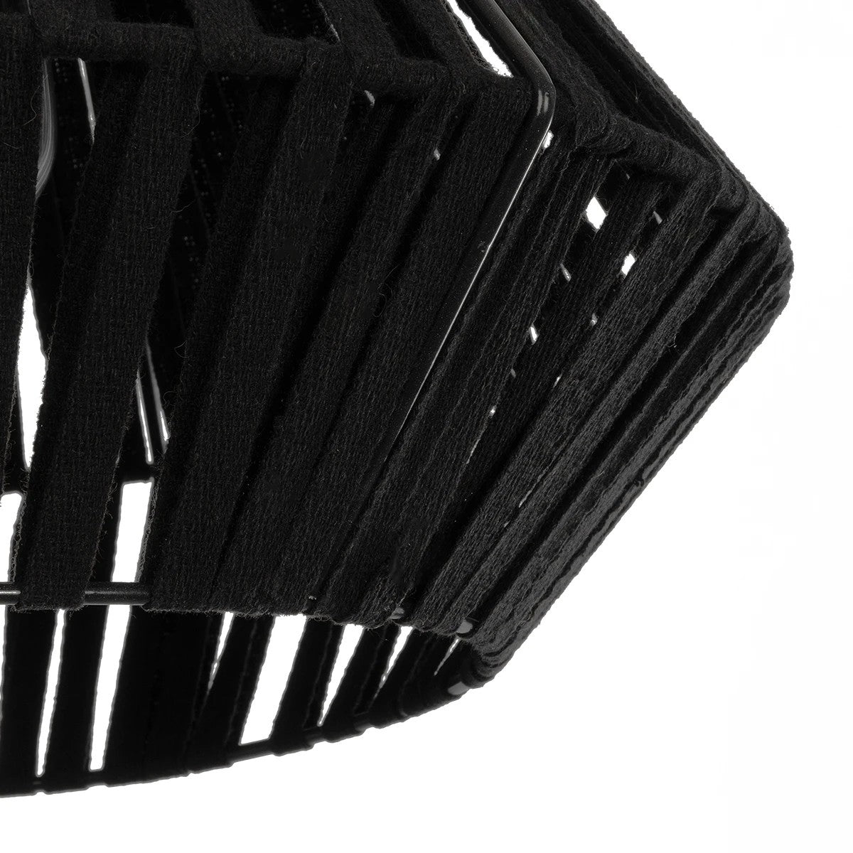 NUI 205-0061 Boho Κρεμαστό Φωτιστικό Οροφής με Ντουί 1 x E27 AC 220-240V IP20 - Μαύρο - M36 x Π36 x Υ27