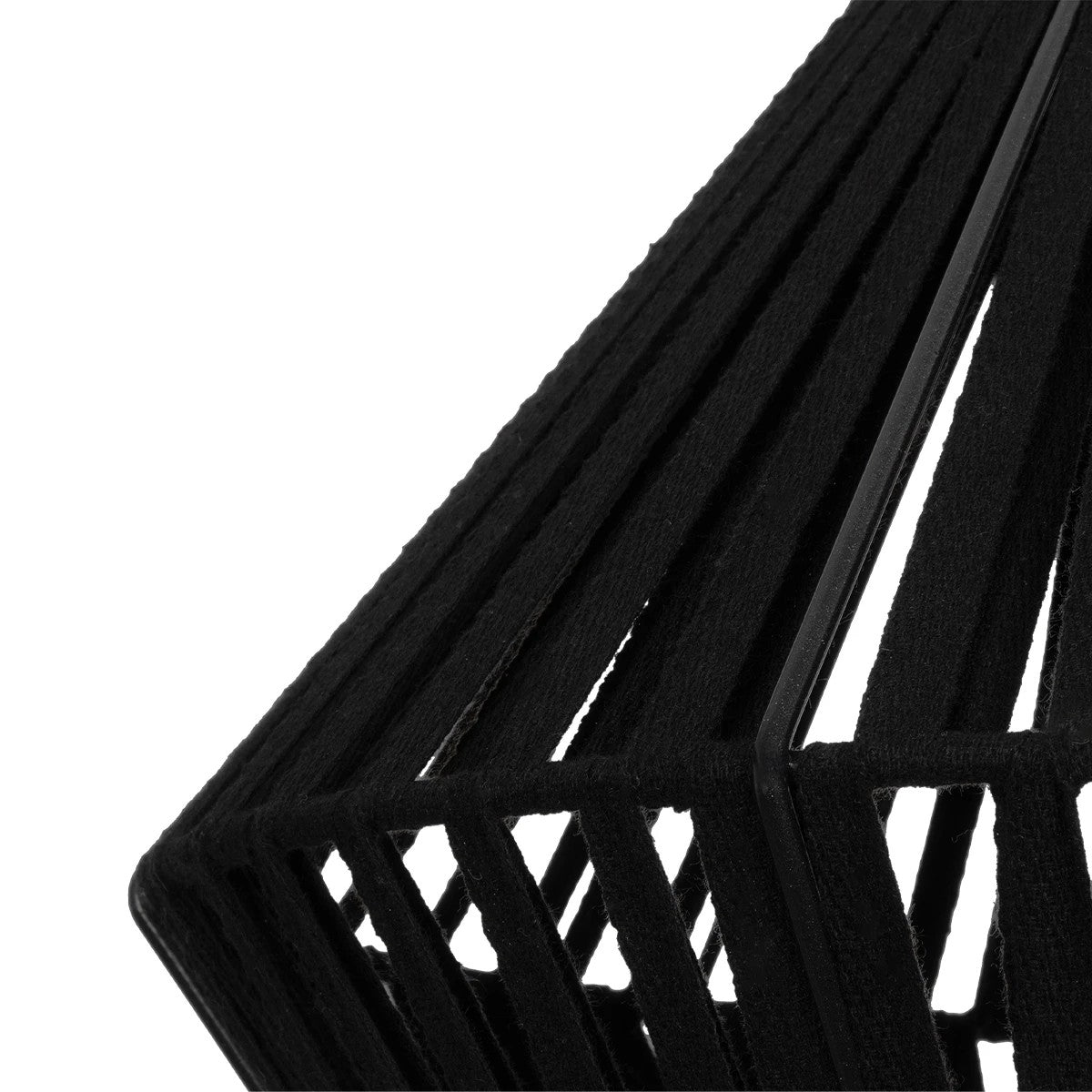 NUI 205-0061 Boho Κρεμαστό Φωτιστικό Οροφής με Ντουί 1 x E27 AC 220-240V IP20 - Μαύρο - M36 x Π36 x Υ27