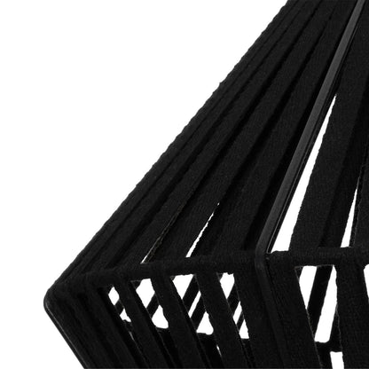 NUI 205-0061 Boho Κρεμαστό Φωτιστικό Οροφής με Ντουί 1 x E27 AC 220-240V IP20 - Μαύρο - M36 x Π36 x Υ27