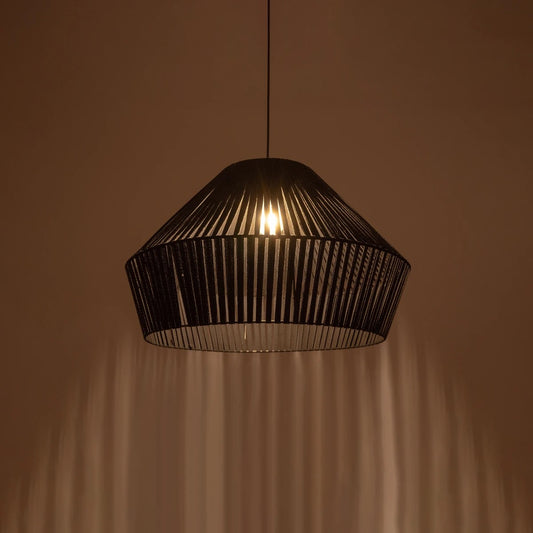 NUI 205-0062 Boho Κρεμαστό Φωτιστικό Οροφής με Ντουί 1 x E27 AC 220-240V IP20 - Μαύρο - M60 x Π60 x Υ41