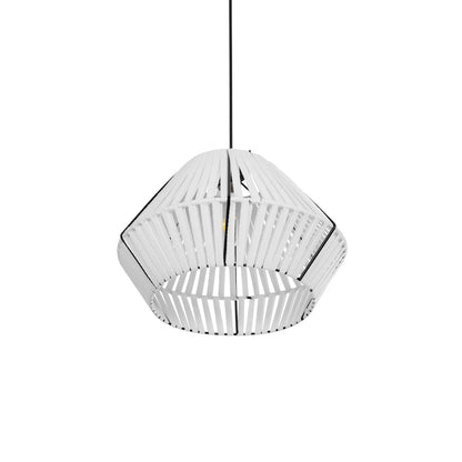 NUI 205-0063 Boho Κρεμαστό Φωτιστικό Οροφής με Ντουί 1 x E27 AC 220-240V IP20 - Λευκό - M36 x Π36 x Υ27