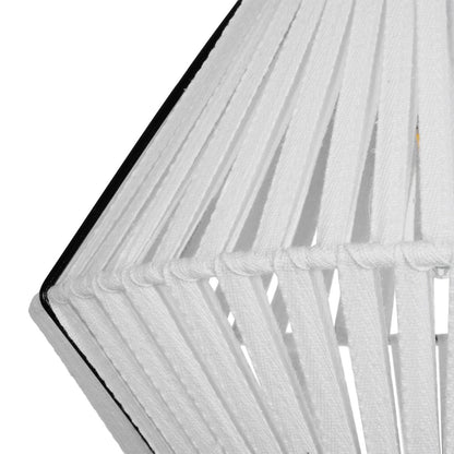 NUI 205-0063 Boho Κρεμαστό Φωτιστικό Οροφής με Ντουί 1 x E27 AC 220-240V IP20 - Λευκό - M36 x Π36 x Υ27