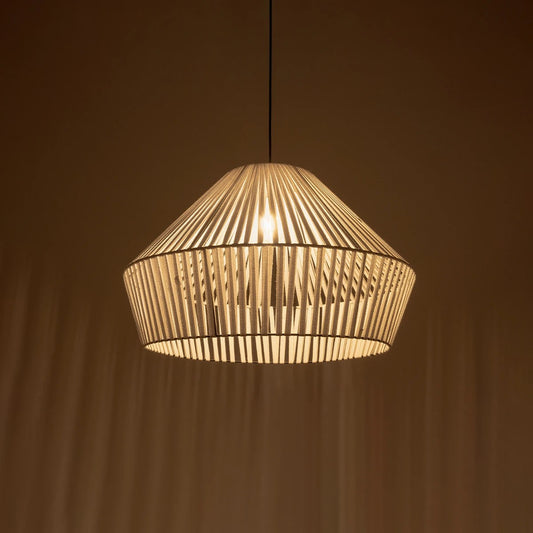 NUI 205-0064 Boho Κρεμαστό Φωτιστικό Οροφής με Ντουί 1 x E27 AC 220-240V IP20 - Λευκό - M60 x Π60 x Υ41