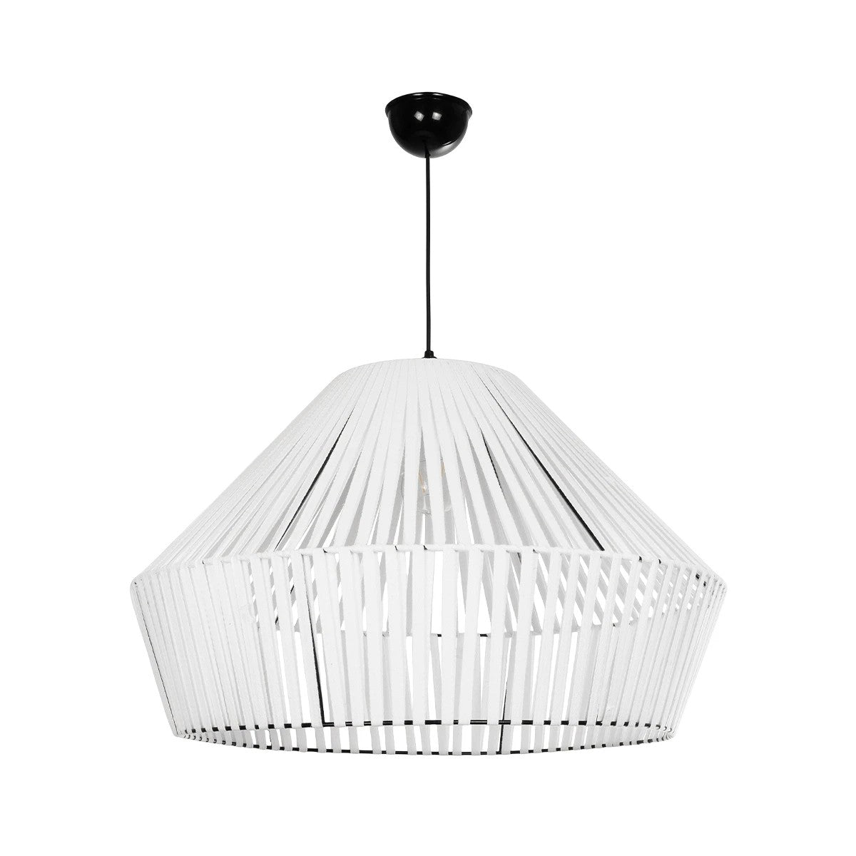 NUI 205-0064 Boho Κρεμαστό Φωτιστικό Οροφής με Ντουί 1 x E27 AC 220-240V IP20 - Λευκό - M60 x Π60 x Υ41