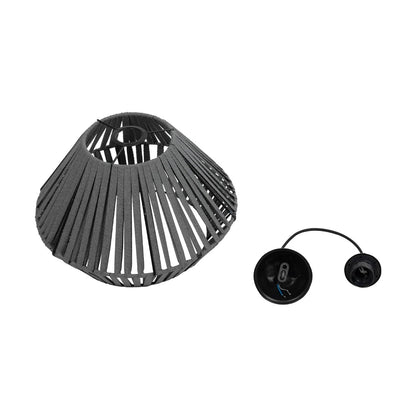 NUI 205-0065 Boho Κρεμαστό Φωτιστικό Οροφής με Ντουί 1 x E27 AC 220-240V IP20 - Γκρι - M36 x Π36 x Υ27