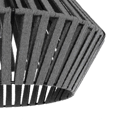 NUI 205-0065 Boho Κρεμαστό Φωτιστικό Οροφής με Ντουί 1 x E27 AC 220-240V IP20 - Γκρι - M36 x Π36 x Υ27