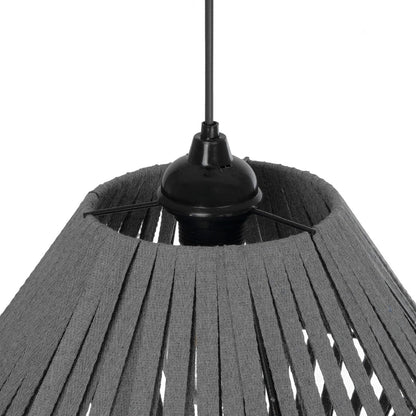 NUI 205-0065 Boho Κρεμαστό Φωτιστικό Οροφής με Ντουί 1 x E27 AC 220-240V IP20 - Γκρι - M36 x Π36 x Υ27