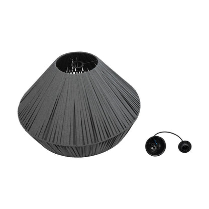 NUI 205-0066 Boho Κρεμαστό Φωτιστικό Οροφής με Ντουί 1 x E27 AC 220-240V IP20 - Γκρι - M60 x Π60 x Υ41