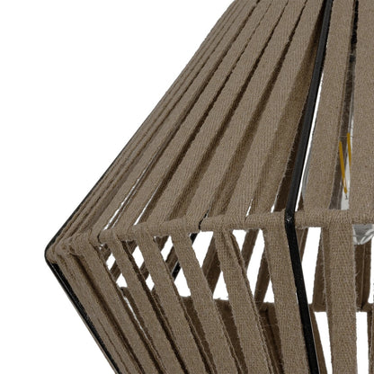 NUI 205-0067 Boho Κρεμαστό Φωτιστικό Οροφής με Ντουί 1 x E27 AC 220-240V IP20 - Μπεζ - M36 x Π36 x Υ27