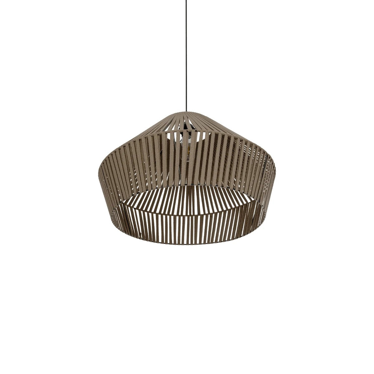 NUI 205-0068 Boho Κρεμαστό Φωτιστικό Οροφής με Ντουί 1 x E27 AC 220-240V IP20 - Μπεζ - M60 x Π60 x Υ41