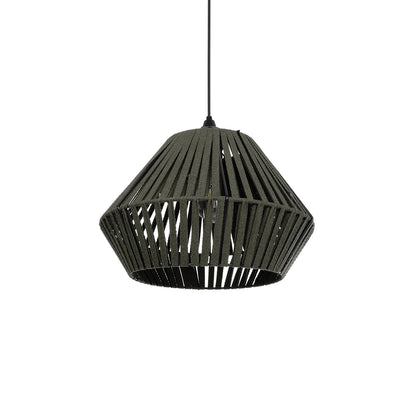 NUI 205-0069 Boho Κρεμαστό Φωτιστικό Οροφής με Ντουί 1 x E27 AC 220-240V IP20 - Πρασίνο - M36 x Π36 x Υ27