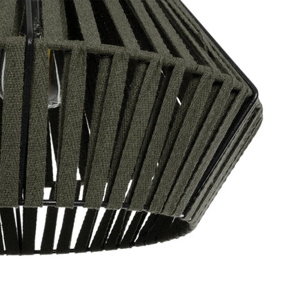 NUI 205-0069 Boho Κρεμαστό Φωτιστικό Οροφής με Ντουί 1 x E27 AC 220-240V IP20 - Πρασίνο - M36 x Π36 x Υ27