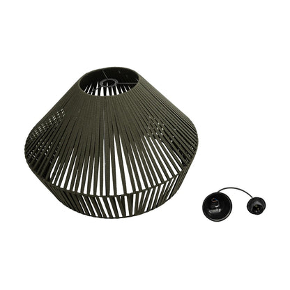 NUI 205-0070 Boho Κρεμαστό Φωτιστικό Οροφής με Ντουί 1 x E27 AC 220-240V IP20 - Πρασίνο - M60 x Π60 x Υ41