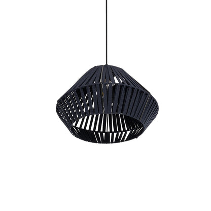 NUI 205-0071 Boho Κρεμαστό Φωτιστικό Οροφής με Ντουί 1 x E27 AC 220-240V IP20 - Μπλε - M36 x Π36 x Υ27