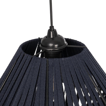 NUI 205-0071 Boho Κρεμαστό Φωτιστικό Οροφής με Ντουί 1 x E27 AC 220-240V IP20 - Μπλε - M36 x Π36 x Υ27