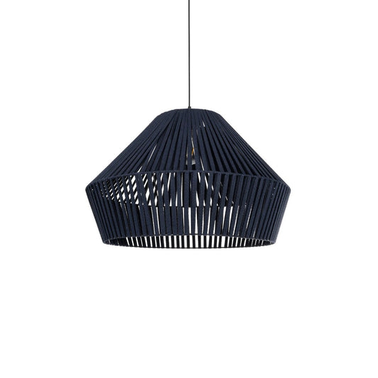 NUI 205-0072 Boho Κρεμαστό Φωτιστικό Οροφής με Ντουί 1 x E27 AC 220-240V IP20 - Μπλε - M60 x Π60 x Υ41