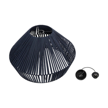 NUI 205-0072 Boho Κρεμαστό Φωτιστικό Οροφής με Ντουί 1 x E27 AC 220-240V IP20 - Μπλε - M60 x Π60 x Υ41