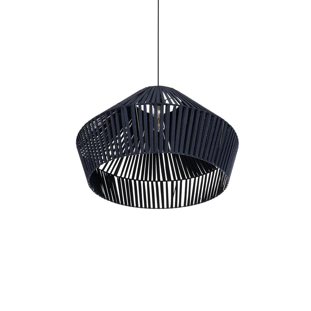 NUI 205-0072 Boho Κρεμαστό Φωτιστικό Οροφής με Ντουί 1 x E27 AC 220-240V IP20 - Μπλε - M60 x Π60 x Υ41