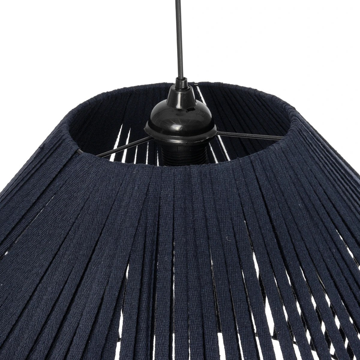 NUI 205-0072 Boho Κρεμαστό Φωτιστικό Οροφής με Ντουί 1 x E27 AC 220-240V IP20 - Μπλε - M60 x Π60 x Υ41