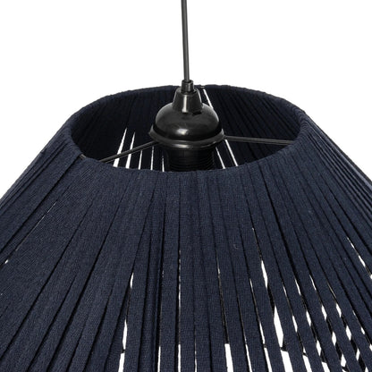 NUI 205-0072 Boho Κρεμαστό Φωτιστικό Οροφής με Ντουί 1 x E27 AC 220-240V IP20 - Μπλε - M60 x Π60 x Υ41