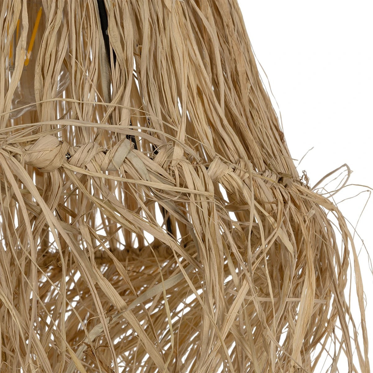 HERBE 205-0073 Boho Κρεμαστό Φωτιστικό Οροφής με Ντουί 1 x E27 AC 220-240V IP20 - Μπεζ - M30 x Π30 x Υ40