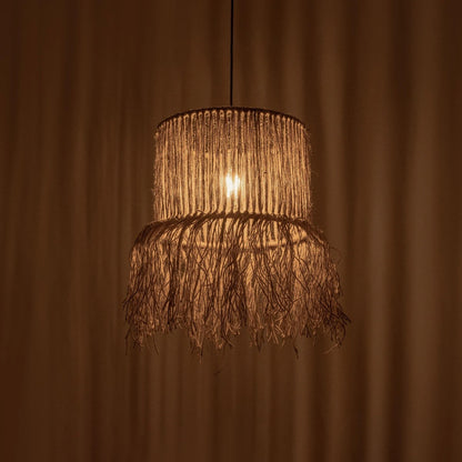 REGEN 205-0074 Boho Κρεμαστό Φωτιστικό Οροφής με Ντουί 1 x E27 AC 220-240V IP20 - Μπεζ - M30 x Π30 x Υ40