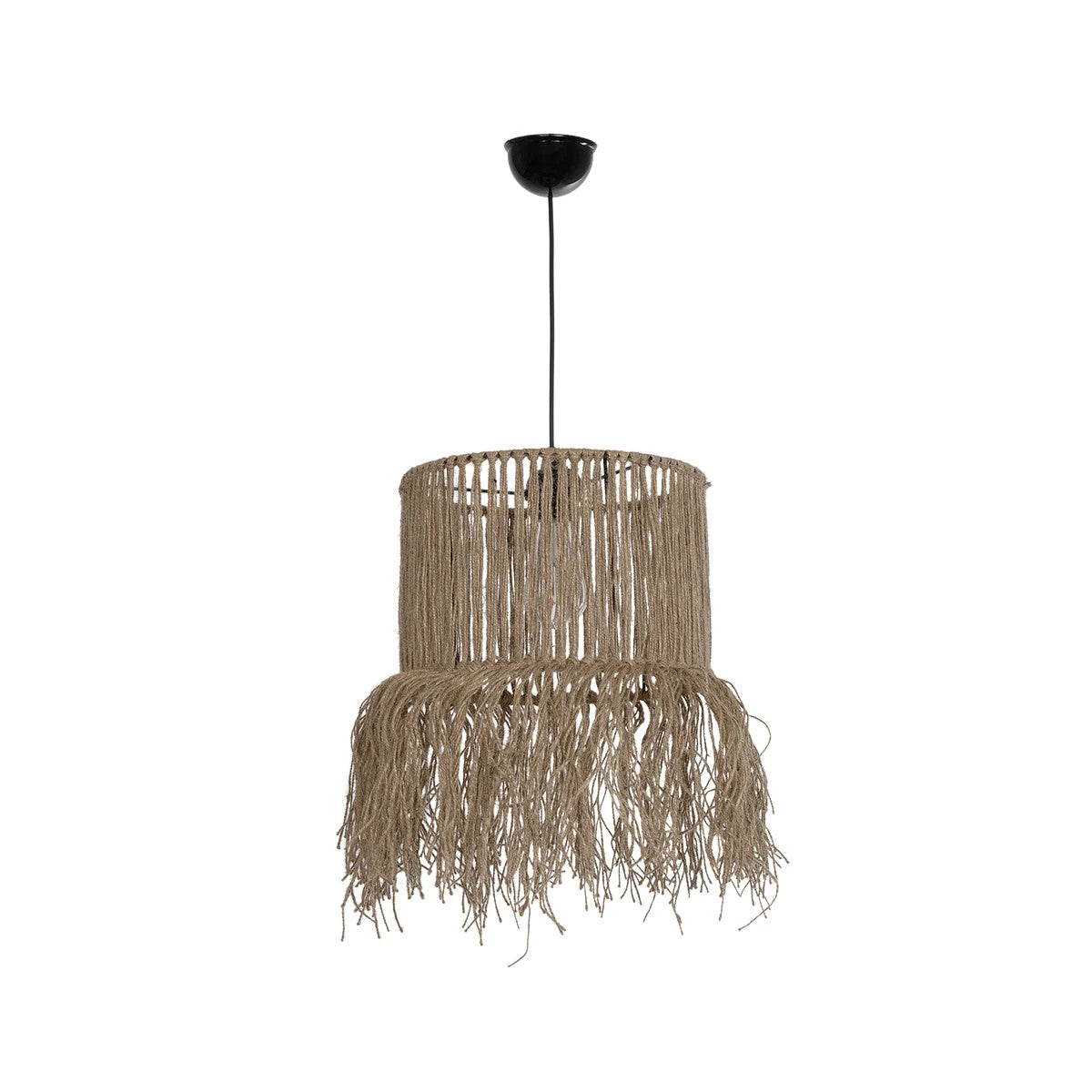 REGEN 205-0074 Boho Κρεμαστό Φωτιστικό Οροφής με Ντουί 1 x E27 AC 220-240V IP20 - Μπεζ - M30 x Π30 x Υ40