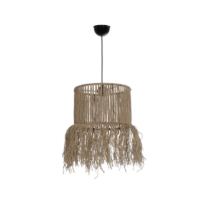 REGEN 205-0074 Boho Κρεμαστό Φωτιστικό Οροφής με Ντουί 1 x E27 AC 220-240V IP20 - Μπεζ - M30 x Π30 x Υ40