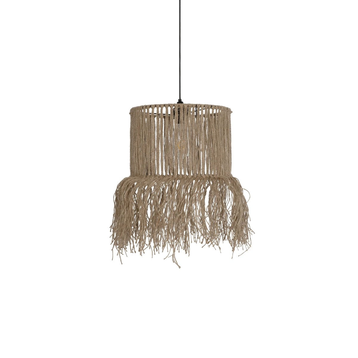 REGEN 205-0074 Boho Κρεμαστό Φωτιστικό Οροφής με Ντουί 1 x E27 AC 220-240V IP20 - Μπεζ - M30 x Π30 x Υ40