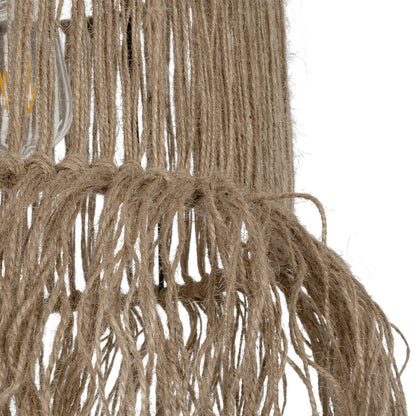 REGEN 205-0074 Boho Κρεμαστό Φωτιστικό Οροφής με Ντουί 1 x E27 AC 220-240V IP20 - Μπεζ - M30 x Π30 x Υ40