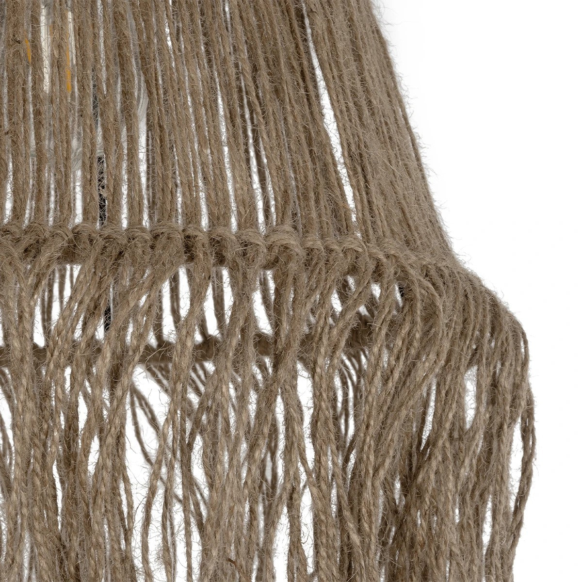 ROKA 205-0075 Boho Κρεμαστό Φωτιστικό Οροφής με Ντουί 1 x E27 AC 220-240V IP20 - Μπεζ - M30 x Π30 x Υ45