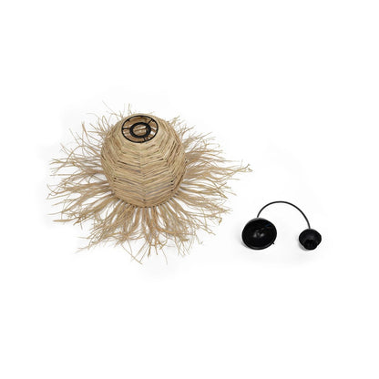 ROKA 205-0076 Boho Κρεμαστό Φωτιστικό Οροφής με Ντουί 1 x E27 AC 220-240V IP20 - Μπεζ - M25 x Π25 x Υ45