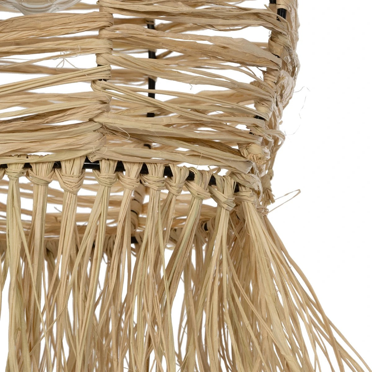 ROKA 205-0076 Boho Κρεμαστό Φωτιστικό Οροφής με Ντουί 1 x E27 AC 220-240V IP20 - Μπεζ - M25 x Π25 x Υ45