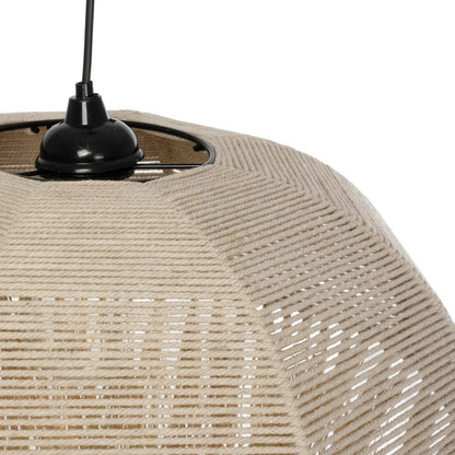 PLUVIA 205-0080 Boho Κρεμαστό Φωτιστικό Οροφής με Ντουί 1 x E27 AC 220-240V IP20 - Μπεζ - M50 x Π50 x Υ80