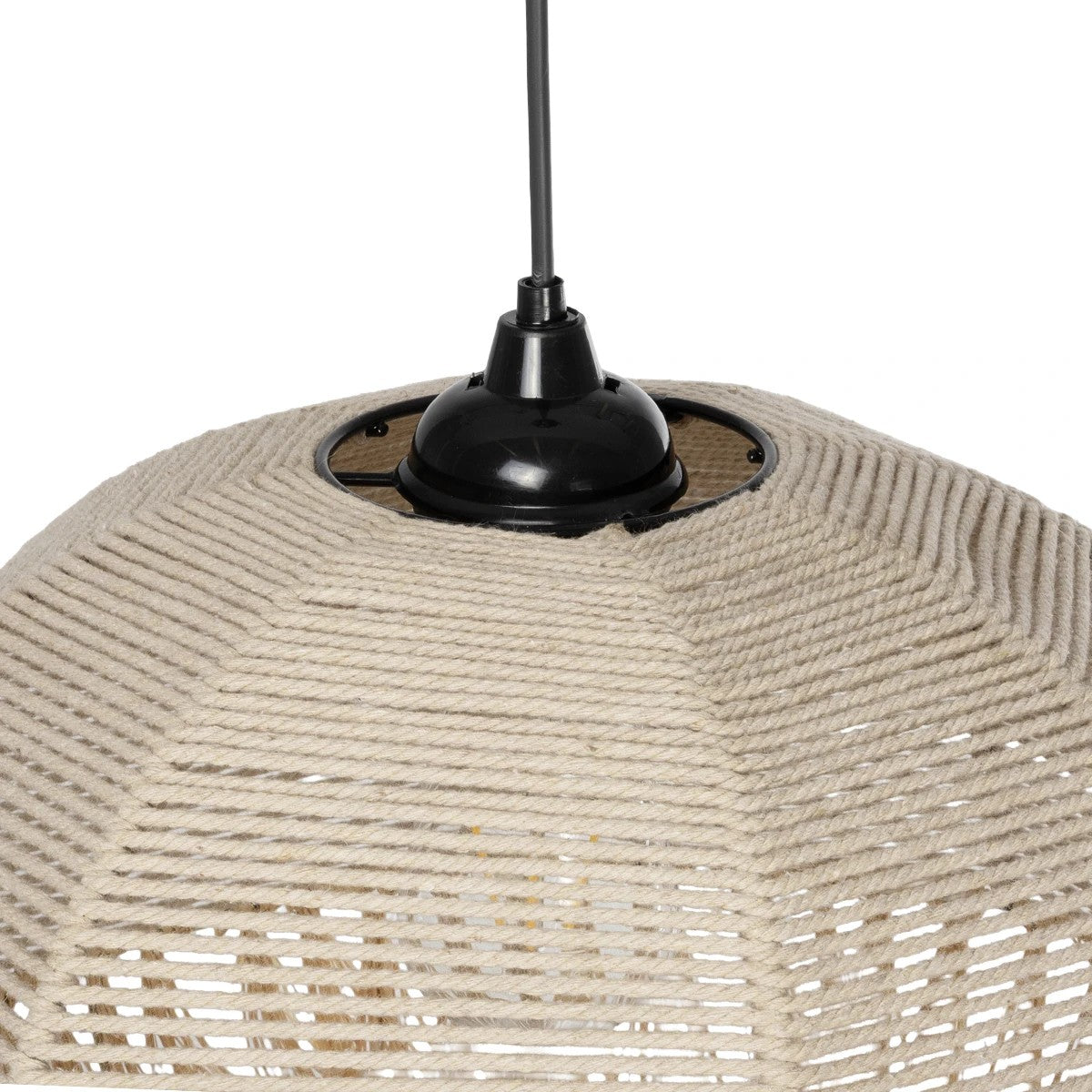 PLUVIA 205-0081 Boho Κρεμαστό Φωτιστικό Οροφής με Ντουί 1 x E27 AC 220-240V IP20 - Μπεζ - M40 x Π40 x Υ70