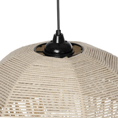 PLUVIA 205-0081 Boho Κρεμαστό Φωτιστικό Οροφής με Ντουί 1 x E27 AC 220-240V IP20 - Μπεζ - M40 x Π40 x Υ70